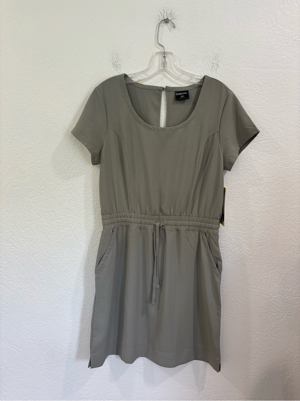 NWT! 32 Degrees Cool Elastic Waist Soft Twill Dress